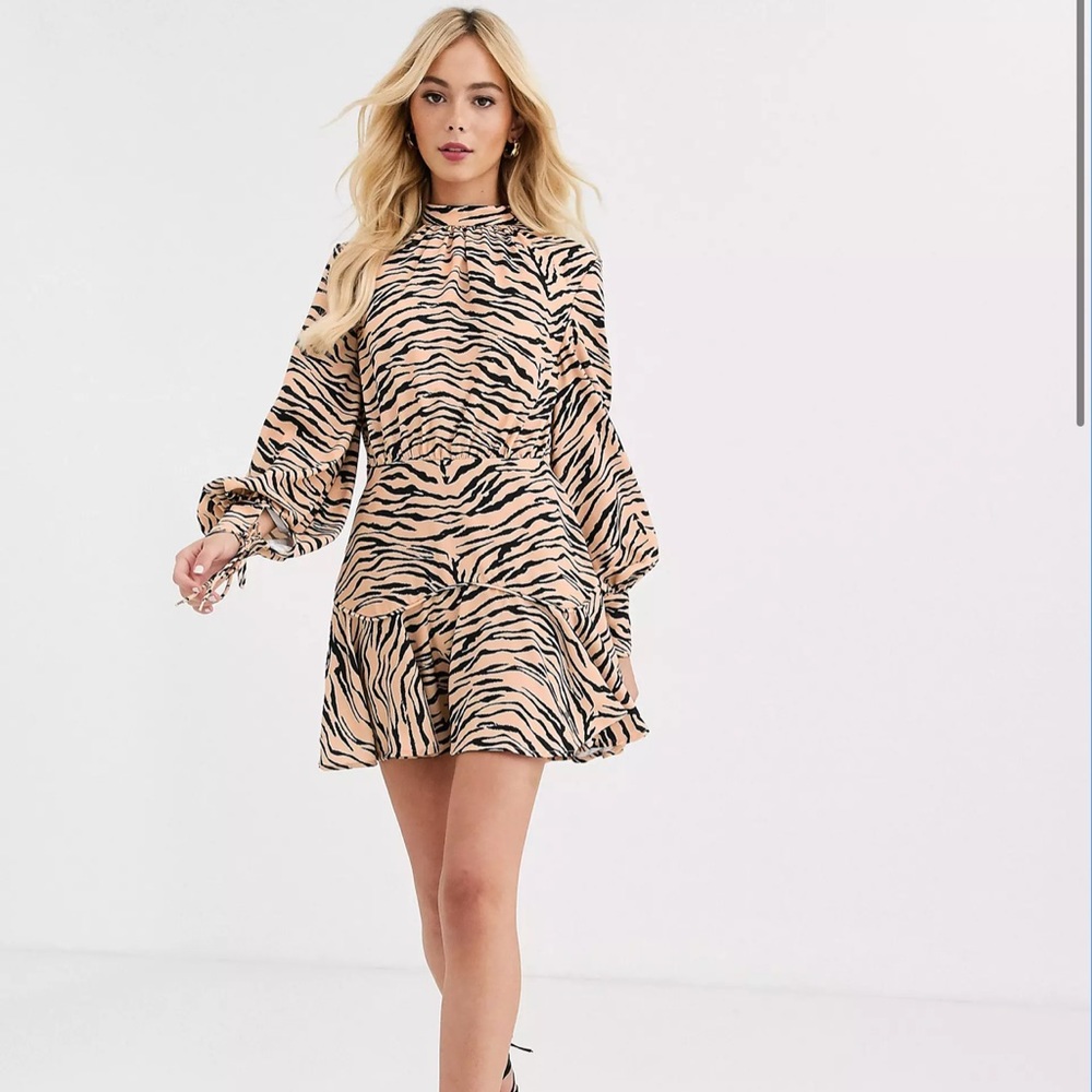 New Finders Keepers Tiger Mini Dress